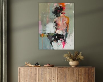 Figurative portrait, modern and abstract by Carla Van Iersel