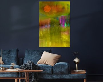 Indian Summer. Modern Abstract. van Alie Ekkelenkamp