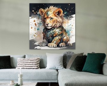 Chibi Lion 3 by Johanna's Art