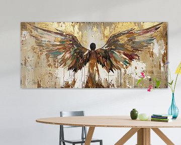 Flügel Gold | Glänzende geflügelte Majestät von Kunst Laune