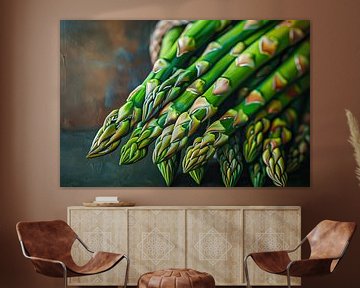 Painting Asparagus by Blikvanger Schilderijen