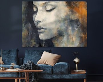 Woman Abstract | Chroma Whispers by Art Whims