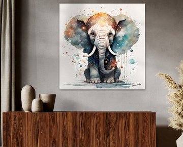 Chibi-olifant 3 van Johanna's Art