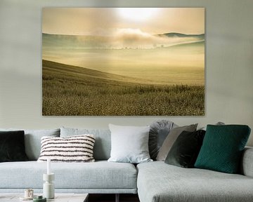 Morgenpoesie der Crete Senesi – Wenn Licht und Nebel die Seele der Toskana umarmen von Walter G. Allgöwer