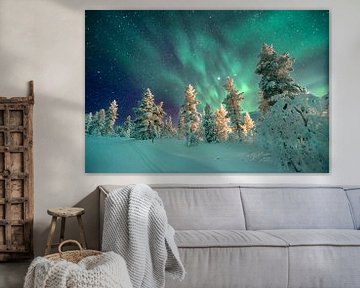 Nordlichter in Finnland von rik janse