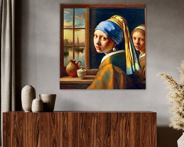 The girls of Johannes Vermeer and Rembrandt van Rijn. by Ineke de Rijk