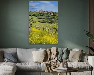 San Gimignano, Toscane sur Walter G. Allgöwer