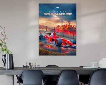 Michael Schumacher Ferrari van Paraboy