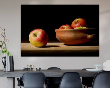 Stilleven met appels van Erik Verweij