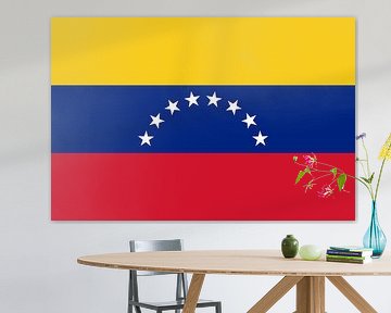 Drapeau du Venezuela sur de-nue-pic