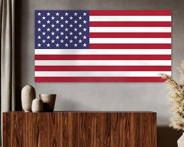 The US flag of the USA by de-nue-pic