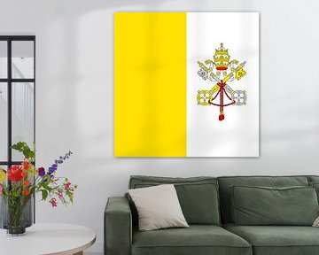 Vlag van het Vaticaan van de-nue-pic