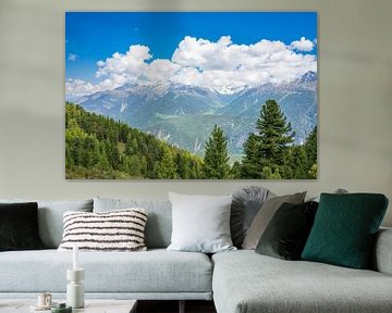 View over the Ötztal in Tyrol during springtime by Sjoerd van der Wal Photography