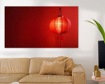 Elementen in het nieuwe jaar rode lantaarns Chinese Aziaten van de-nue-pic
