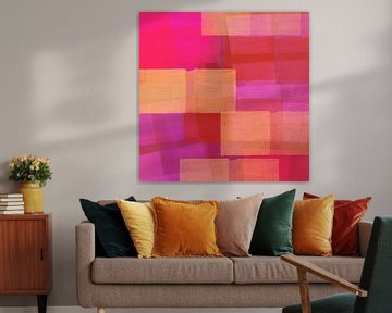 Pop of color. Color blocks in bright colors no. 2 by Dina Dankers