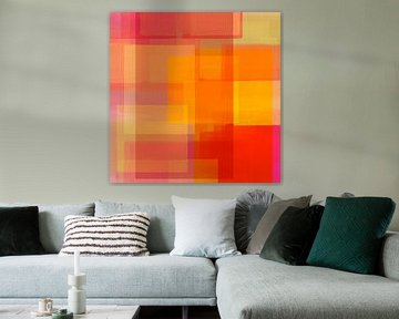 Pop of color. Color blocks in bright colors no. 4 by Dina Dankers