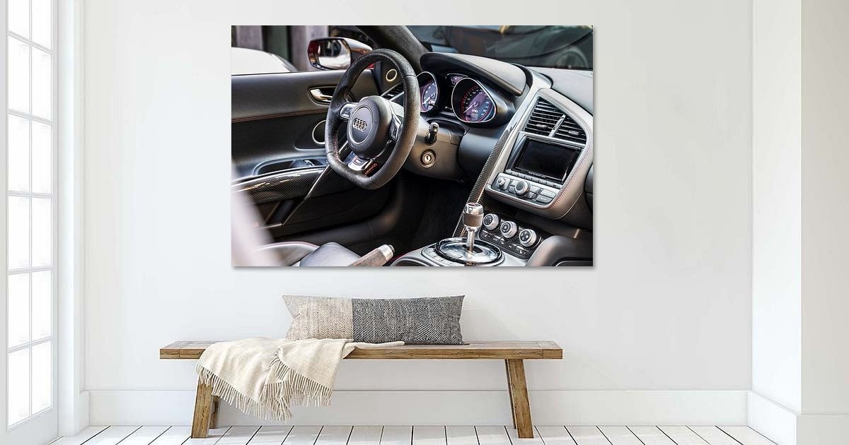 Tableau D'art Personnalisé AUDI Luxe Avec Cadre, Mt Words Of Art