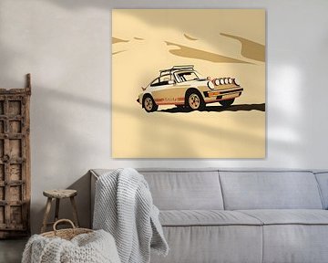 Porsche 911 safari by Rivlows Art