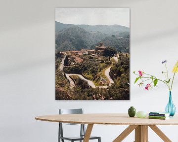 Village italien à Lucques, en Toscane sur Dayenne van Peperstraten