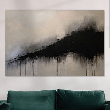 Spel van licht en schaduw in zwart-wit