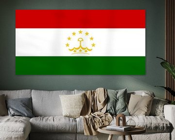 Drapeau du Tadjikistan sur de-nue-pic