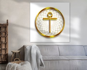 JESUS le Christ - Mandala de cristal sur SHANA-Lichtpionier