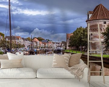 Zwolle after rain by Maarten Zeehandelaar