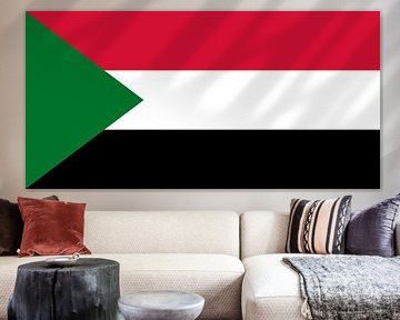 Flagge von Sudan von de-nue-pic