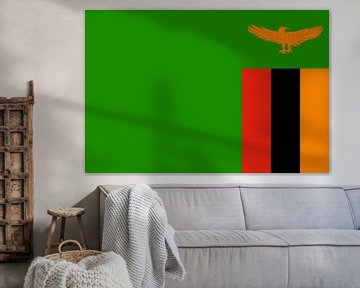 Vlag van Zambia van de-nue-pic