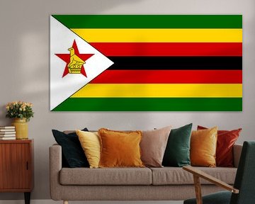 Vlag van Zimbabwe van de-nue-pic