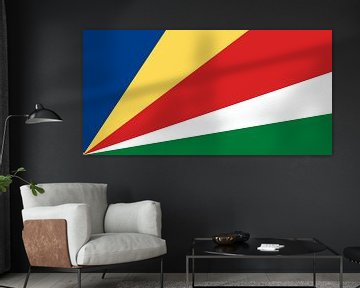 Flagge der Seychellen von de-nue-pic