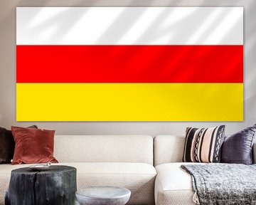 Flagge Südossetien von de-nue-pic