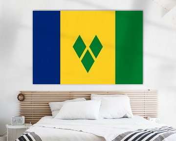 Vlag van St. Vincent en de Grenadines van de-nue-pic