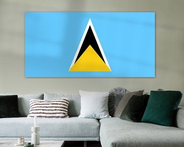 Vlag van Saint Lucia van de-nue-pic