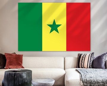 Vlag van Senegal van de-nue-pic