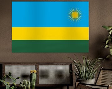 Vlag van Rwanda van de-nue-pic