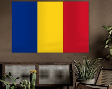 Flagge von Rumänien von de-nue-pic