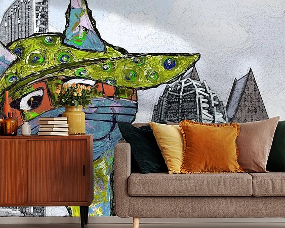 Example of the artwork in a room