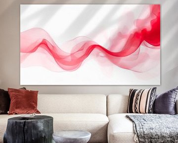 Wellen mit Roter Farbe von Mustafa Kurnaz