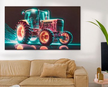 Tractor met innerlijk leven van Mustafa Kurnaz