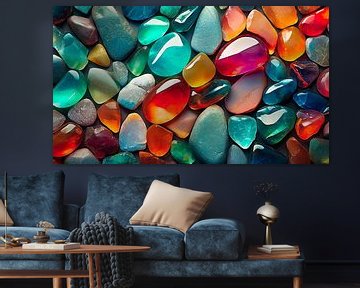 Kunstmatige kleuren met verschillende van Mustafa Kurnaz