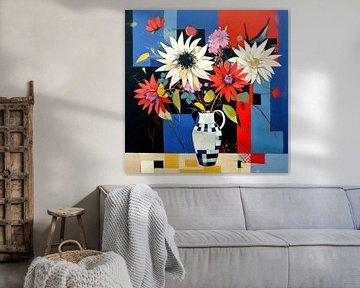 Bouquet de fleurs abstraites sur ARTemberaubend
