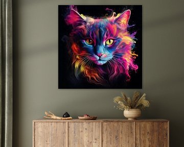 Gloeiende kat van ARTemberaubend