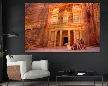 Petra in Jordanië van Antwan Janssen