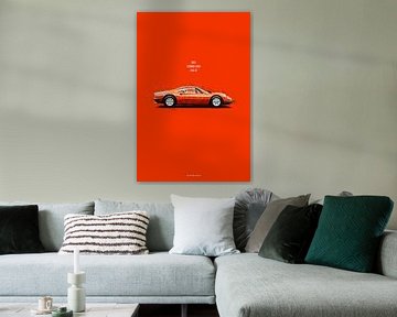 Cars in Colors, Ferrari 246 Dino von Theodor Decker