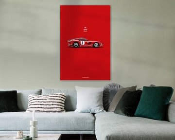 Auto's in Kleuren, Ferrari 250GTO van Theodor Decker