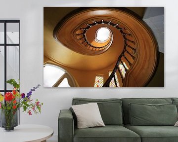 snail shell staircase by marlies bouten