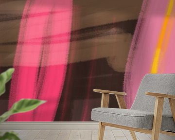 Moderne abstrakte bunte Kunst in Neon- und Pastellfarben nein. 9