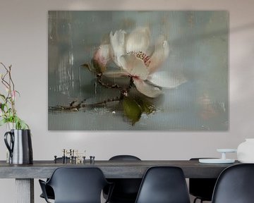 Magnolia dans le style japonais sur Japandi Art Studio