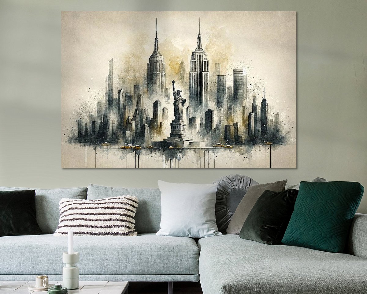 Example of the artwork in a room